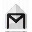 Stylized icon of an email envelope.